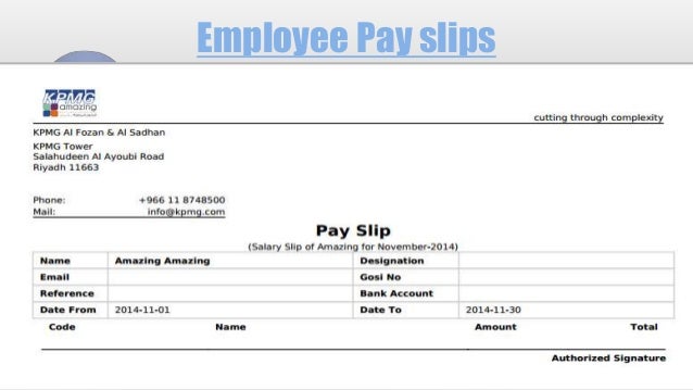 hdfc bank employee salary slip