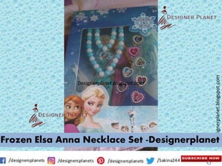 Designerplanet.blogspot.com
Designerplanet.blogspot.com
Frozen Elsa Anna Necklace Set -Designerplanet
 
