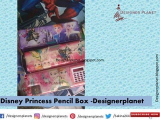 Designerplanet.blogspot.com
Designerplanet.blogspot.com
Disney Princess Pencil Box -Designerplanet
 