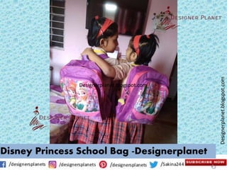 Designerplanet.blogspot.com
Designerplanet.blogspot.com
Disney Princess School Bag -Designerplanet
 