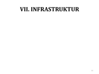 VII. INFRASTRUKTUR
57
 