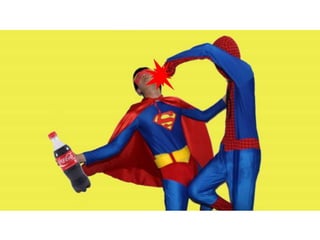 Amazing superheroes in real life fun - spiderman vs superman vs batman fight for coca cola