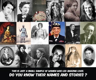 Amazing Women of History