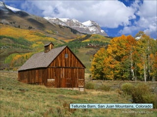 Telluride Barn, San Juan Mountains, Colorado 