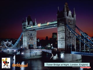 Tower Bridge at Night, London, England daddycool 
