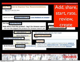 Add, share,
                               start, rate,
                                 review,
                         ...