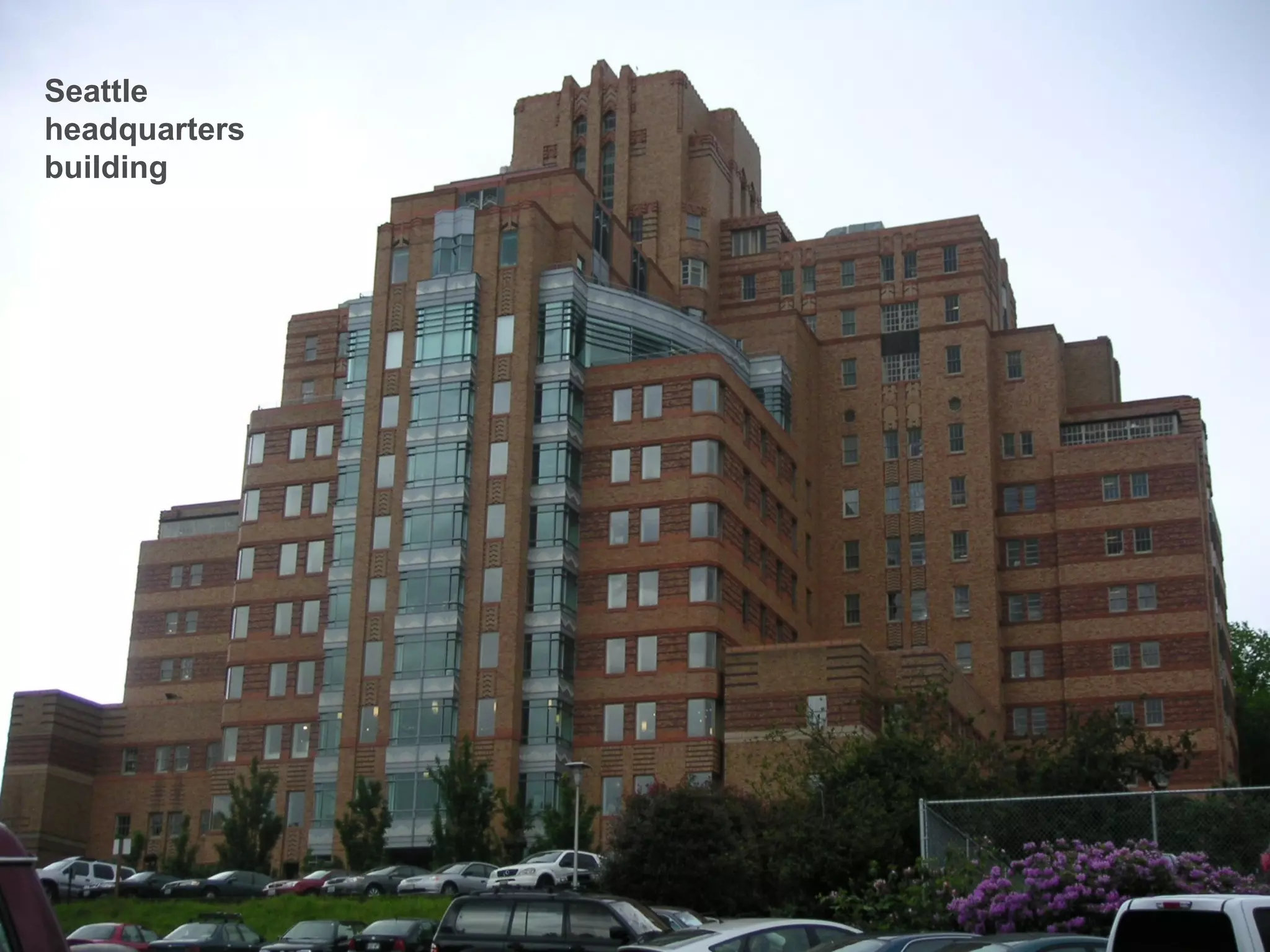 Seattle
headquarters
building
 