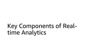 Key Components of Real-
time Analytics
 