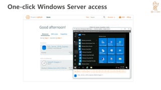 One-click Windows Server access
 