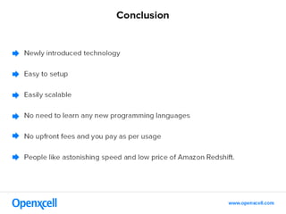 Introduction to Amazon Redshift