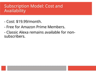 Amazon Alexa+ Announcement - new advanced Assistant from Amazon | PPTX