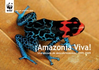 por un planeta vivo




                      ¡Amazonia Viva!
                      Una década de descubrimientos: 1999-2009
 