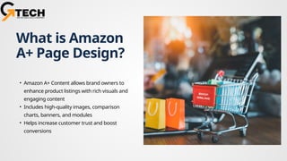 Custom Amazon A Plus Page Design Services for Sellers – Gtechwebindia ...