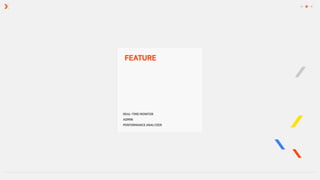 FEATURE
REAL-TIME MONITOR
ADMIN
PERFORMANCE ANALYZER
 