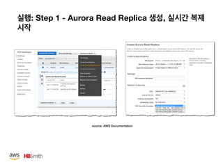 : Step 1 - Aurora Read Replica ,
source: AWS Documentation
 