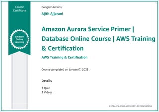 Amazon Aurora Service Primer.pdf