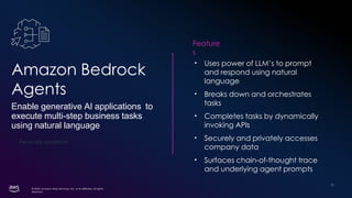 Automated Workflows and AI Agents with Amazon Bedrock | PPT