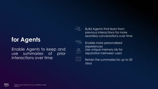 Automated Workflows and AI Agents with Amazon Bedrock | PPT