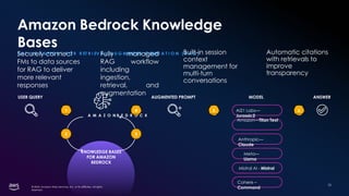 Automated Workflows and AI Agents with Amazon Bedrock | PPT