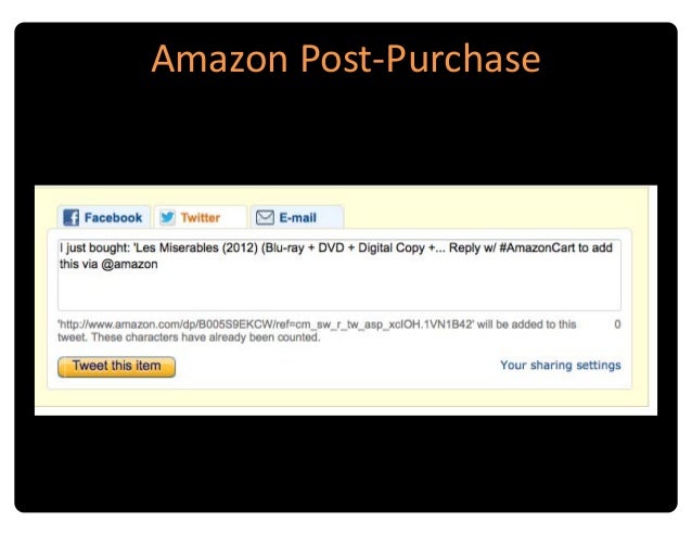 Amazon and Twitter Launch: #AmazonCart