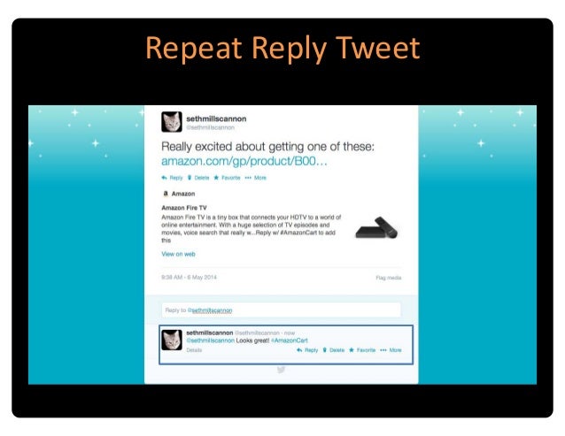 Amazon and Twitter Launch: #AmazonCart