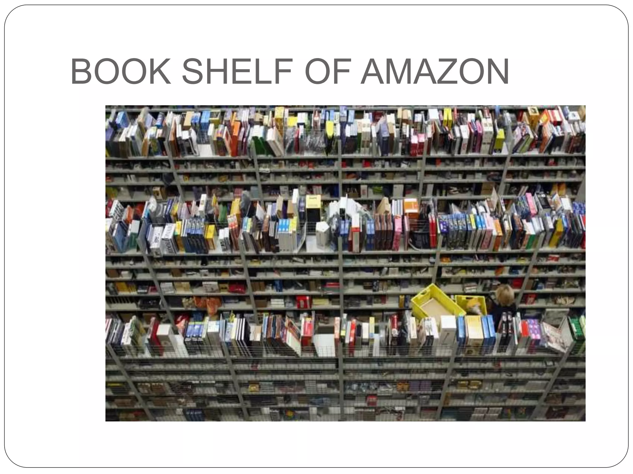 BOOK SHELF OF AMAZON
 