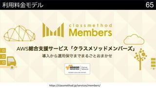 65利用料金モデル
https://classmethod.jp/services/members/
 