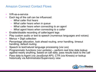 Amazon Connect Technical Introduction & Use Cases | PPTX