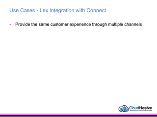 Amazon Connect Technical Introduction & Use Cases | PPTX