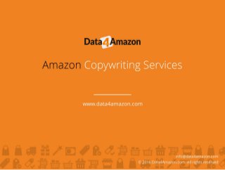 Amazon Copywriting Services   Data4Amazon