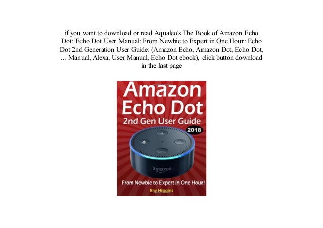 amazon echo dot pdf