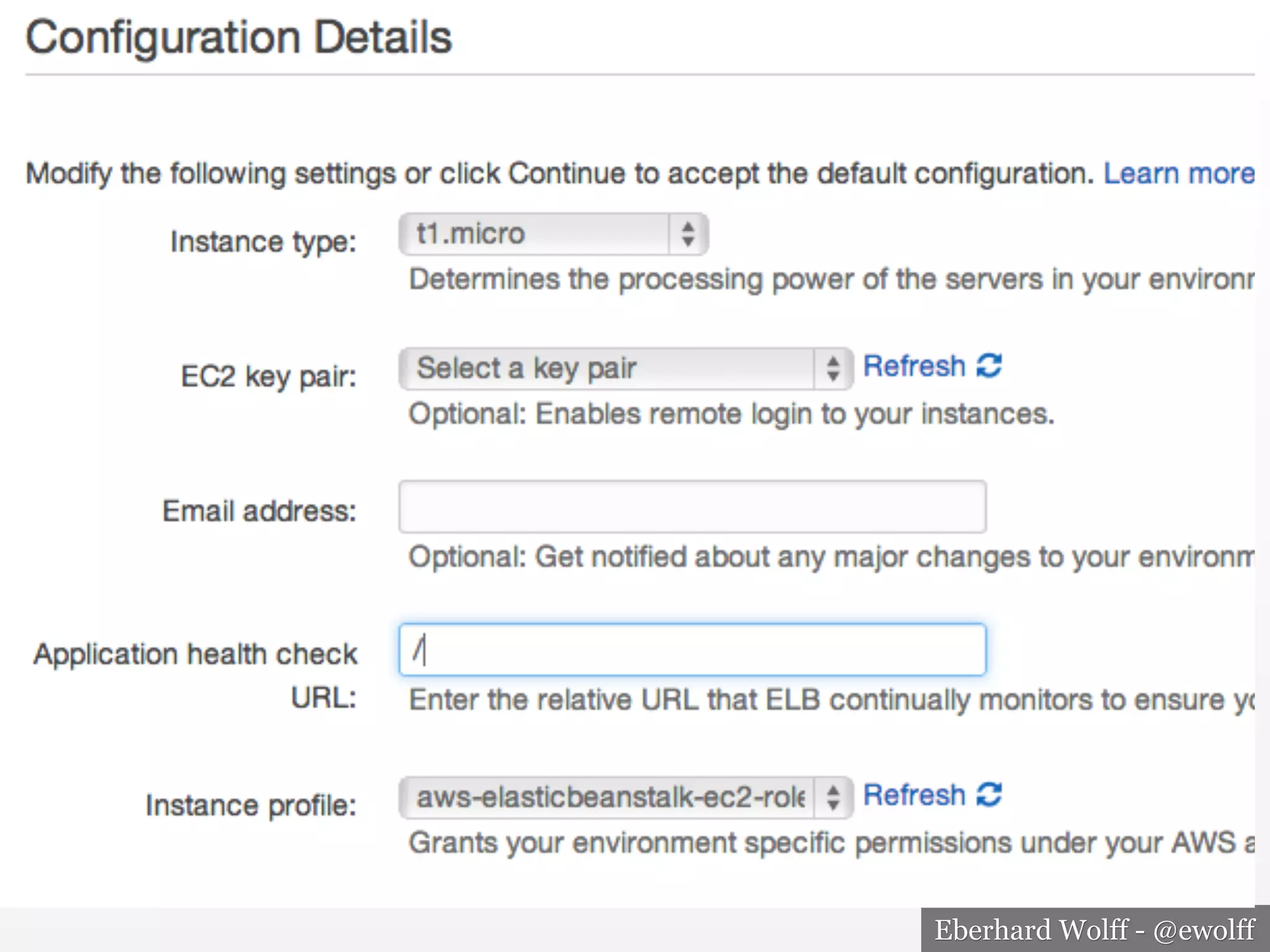 Eberhard Wolff - @ewolff

 
