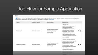 Job Flow for Sample Application
 