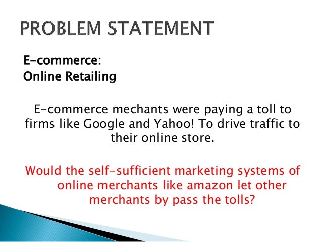 E-commerce case study amazon