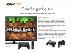 Introducing Amazon Fire Tv
