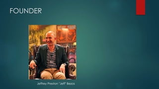 FOUNDER
Jeffrey Preston "Jeff" Bezos
 