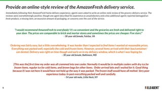 AmazonFresh Delivery Report | PDF