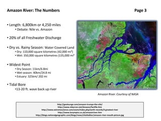 Amazon Geography | PPTX