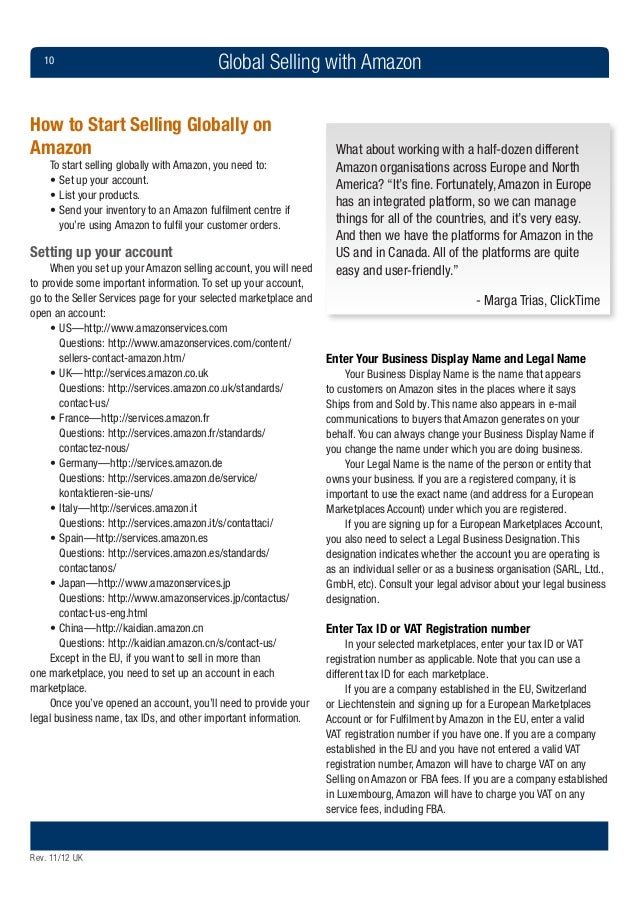Amazon Global Selling Manual Modfied By Spainbox With Specific Inform Amazon Global Selling Manual Modfied By Spainbox With Specific Inform