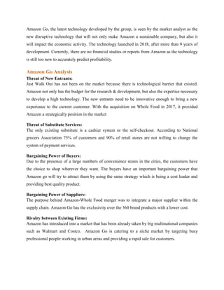 Amazon go feasibility study | PDF