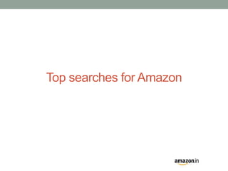 Top searches for Amazon 
 