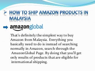 Amazon In Malaysia