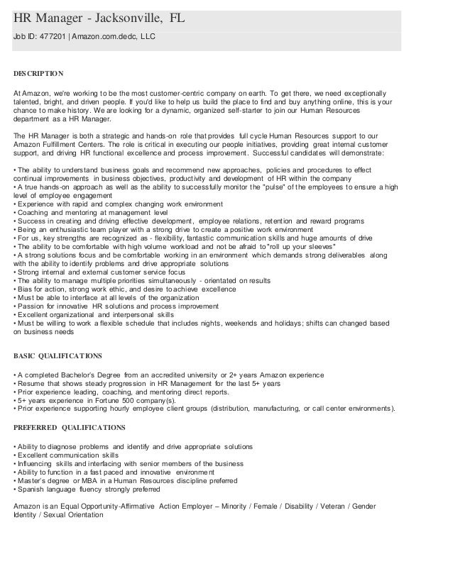 Amazon Job Descriptions Jacksonville Fl Amazon Job Descriptions Jacksonville Fl