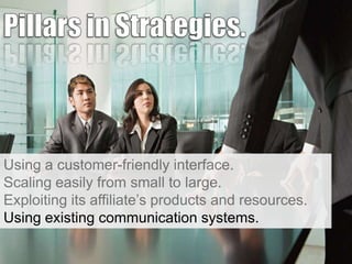 Using existing communication systems.

 