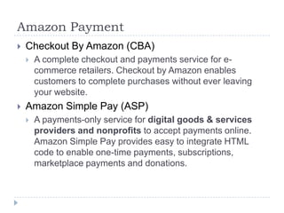 Amazon payment | PPTX