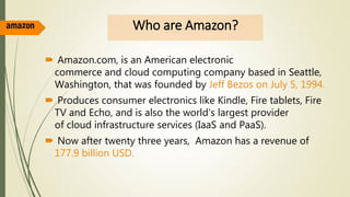 Amazon Workflow and Business Models | PPTX