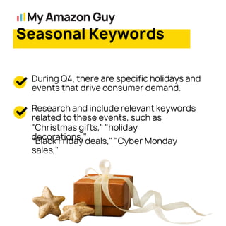 Amazon Q4 Game Plan Keyword Research