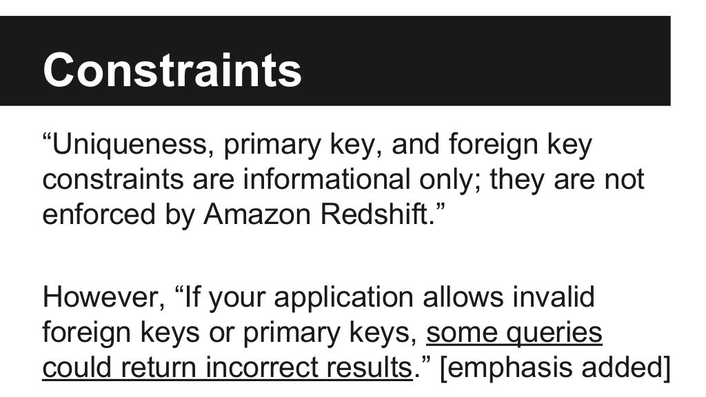 amazon redshift amazon redshift