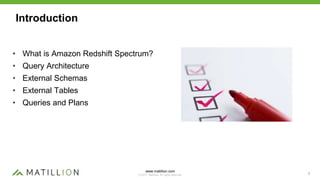 Webinar | Getting Started With Amazon Redshift Spectrum | PPTX