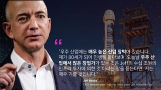 “f “ m
k 1) k e ”
k “ t PQQ ▶
te “ “ % “
t
Jeff Bezos
CEO, Amazon.com - X P XP 4 NTL T X ) 0 9T P TOP 6SL
 